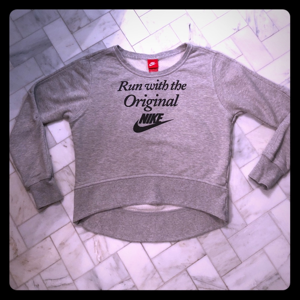 Nike high low sweatshirt